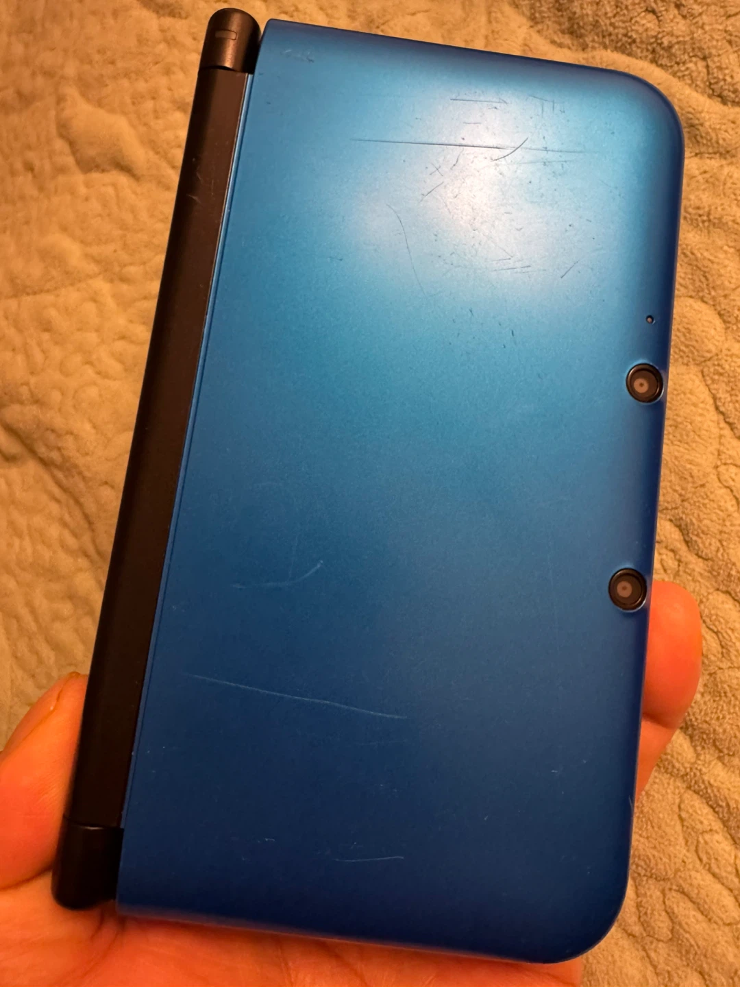 Nintendo 3DS XL Blue with 3 Games - photo 2