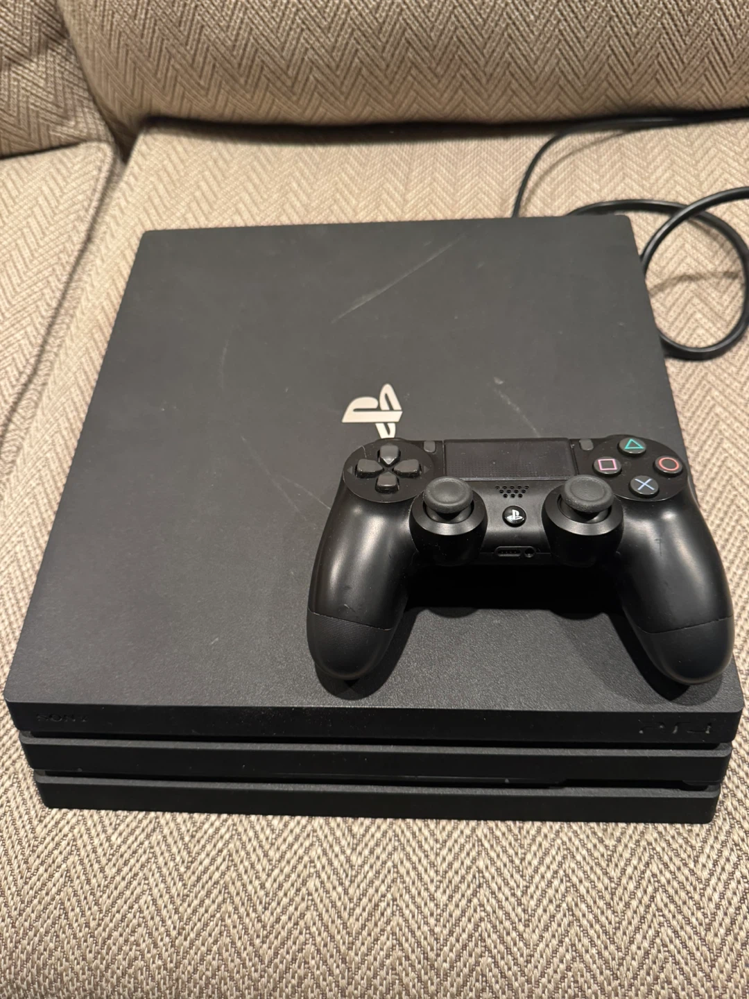 PlayStation 4 Pro with games