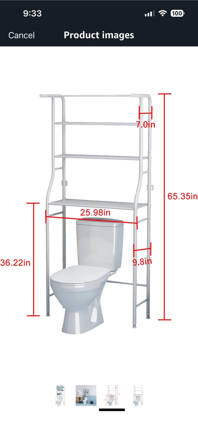 Udear rack bathroom shelf