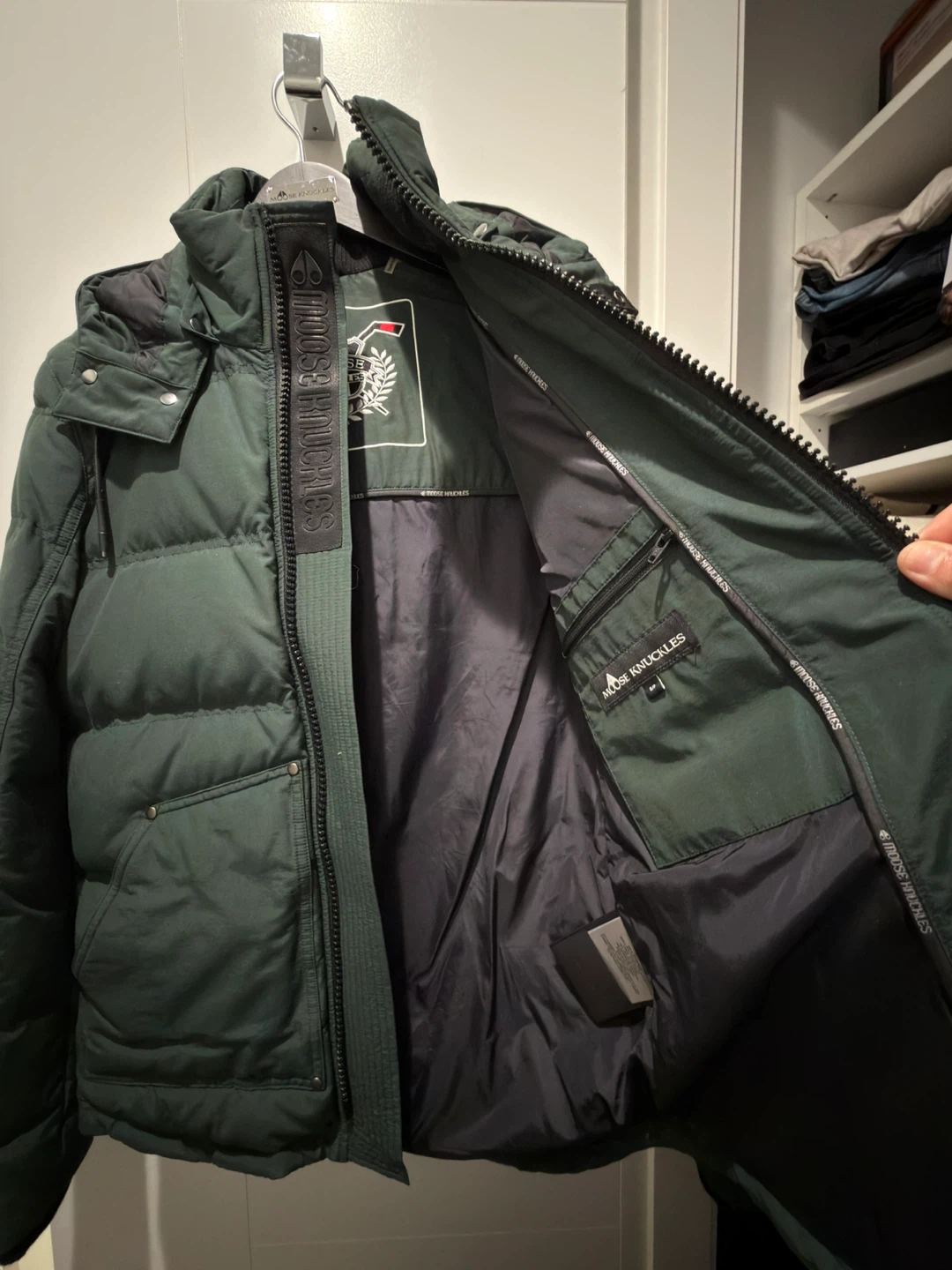 Moose Knuckles Deep Hole Puffer Jacket, Size S - photo 3