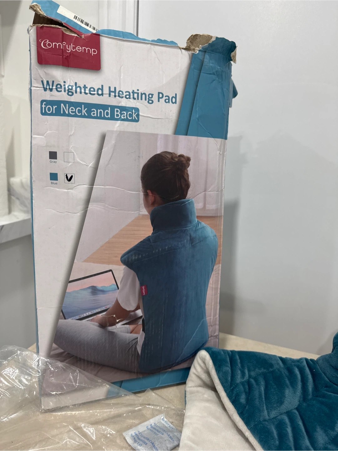 ComfyTemp weighted heating pad for your neck and back. - photo 2