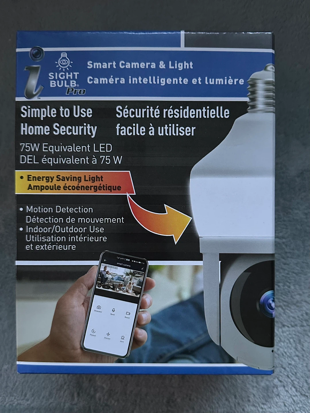 $25-Sight Bulb Pro Smart Camera & Light - NEW!