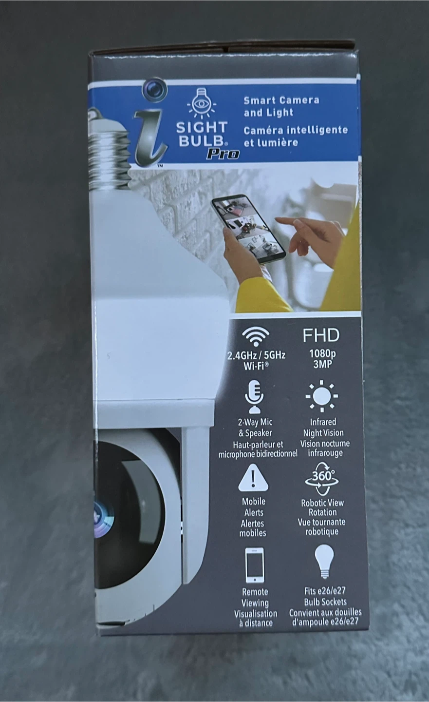 $25-Sight Bulb Pro Smart Camera & Light - NEW! - photo 4