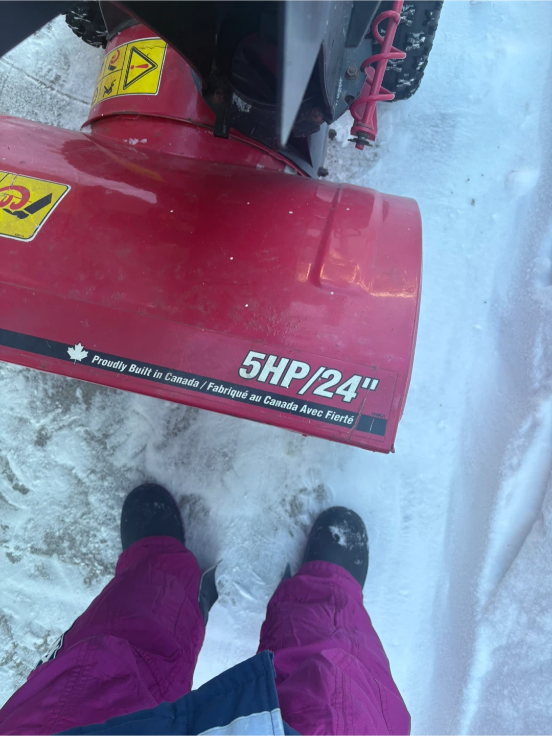 MTD Yard Machines 5HP/24" Snow Blower - photo 5