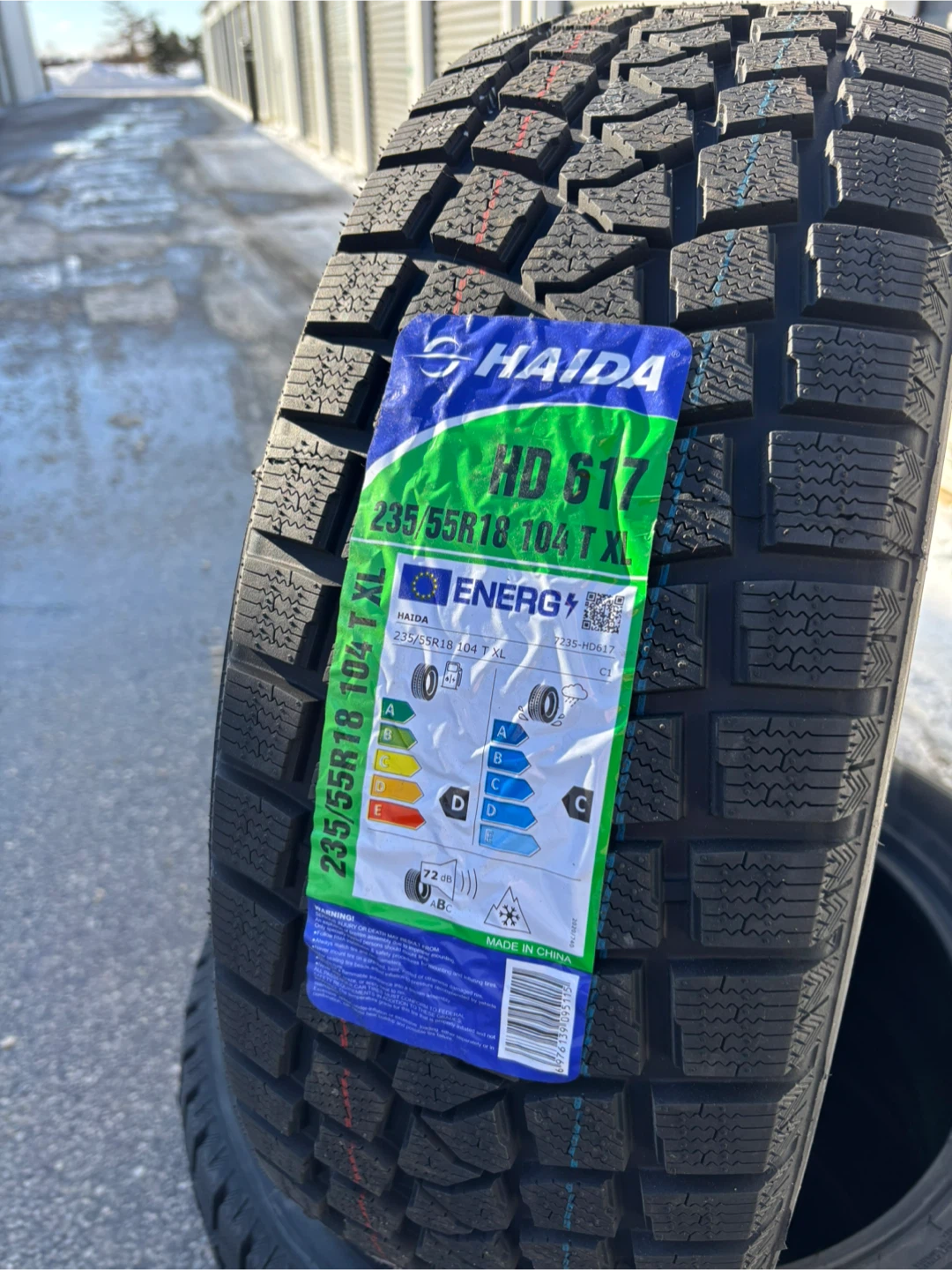 235/55R18 HAIDA winter tires - brand new set of 4 - photo 2