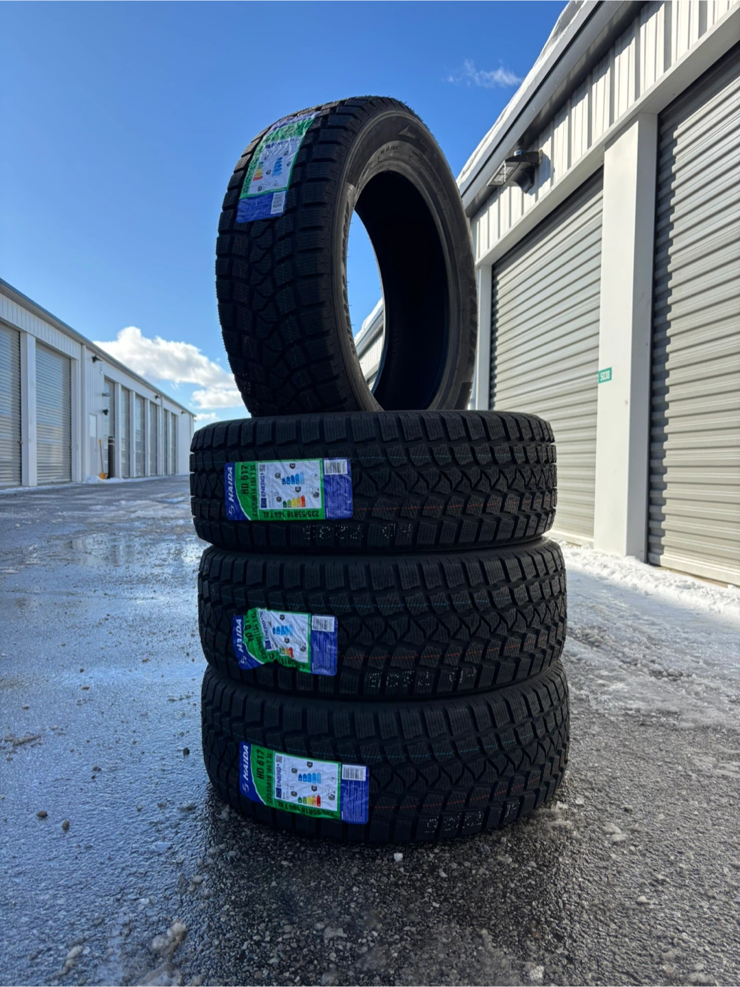 235/55R18 HAIDA winter tires - brand new set of 4