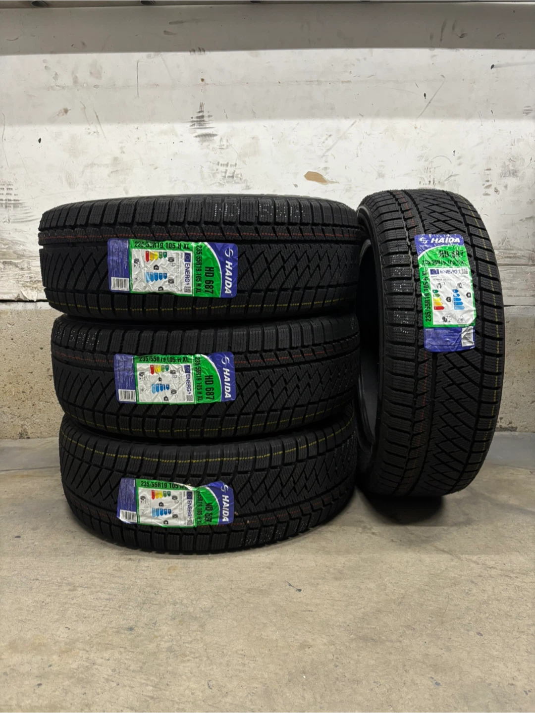 235/55R19 HAIDA winter tires - brand new set of 4 - photo 3