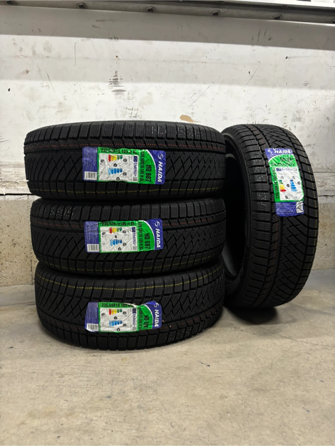 235/55R19 HAIDA winter tires - brand new set of 4