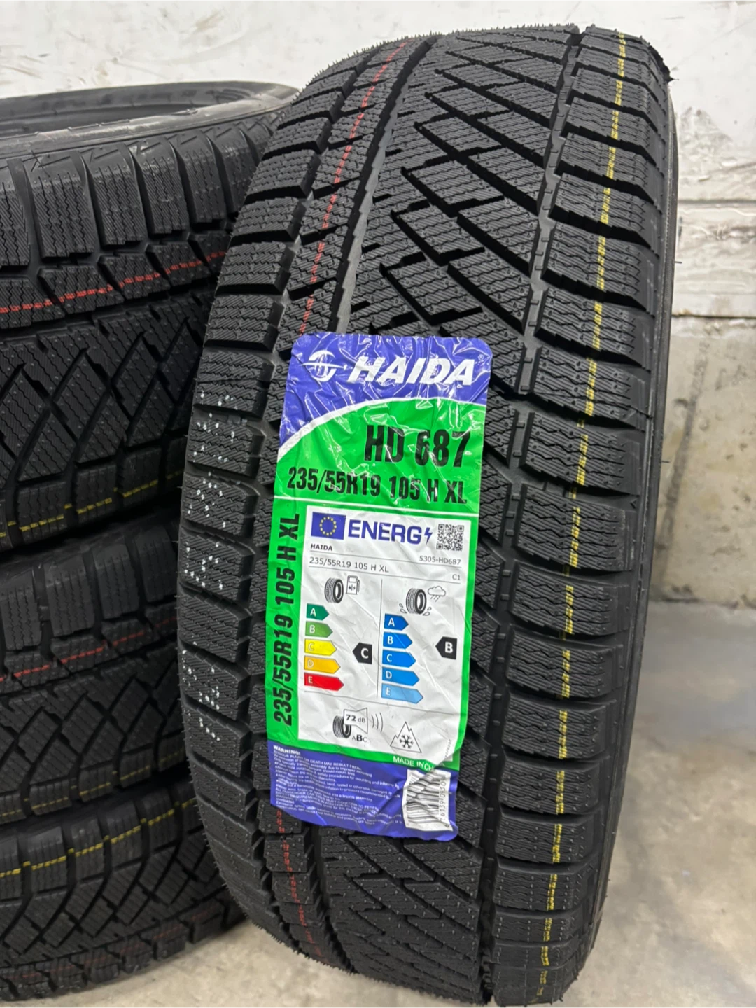 235/55R19 HAIDA winter tires - brand new set of 4 - photo 2