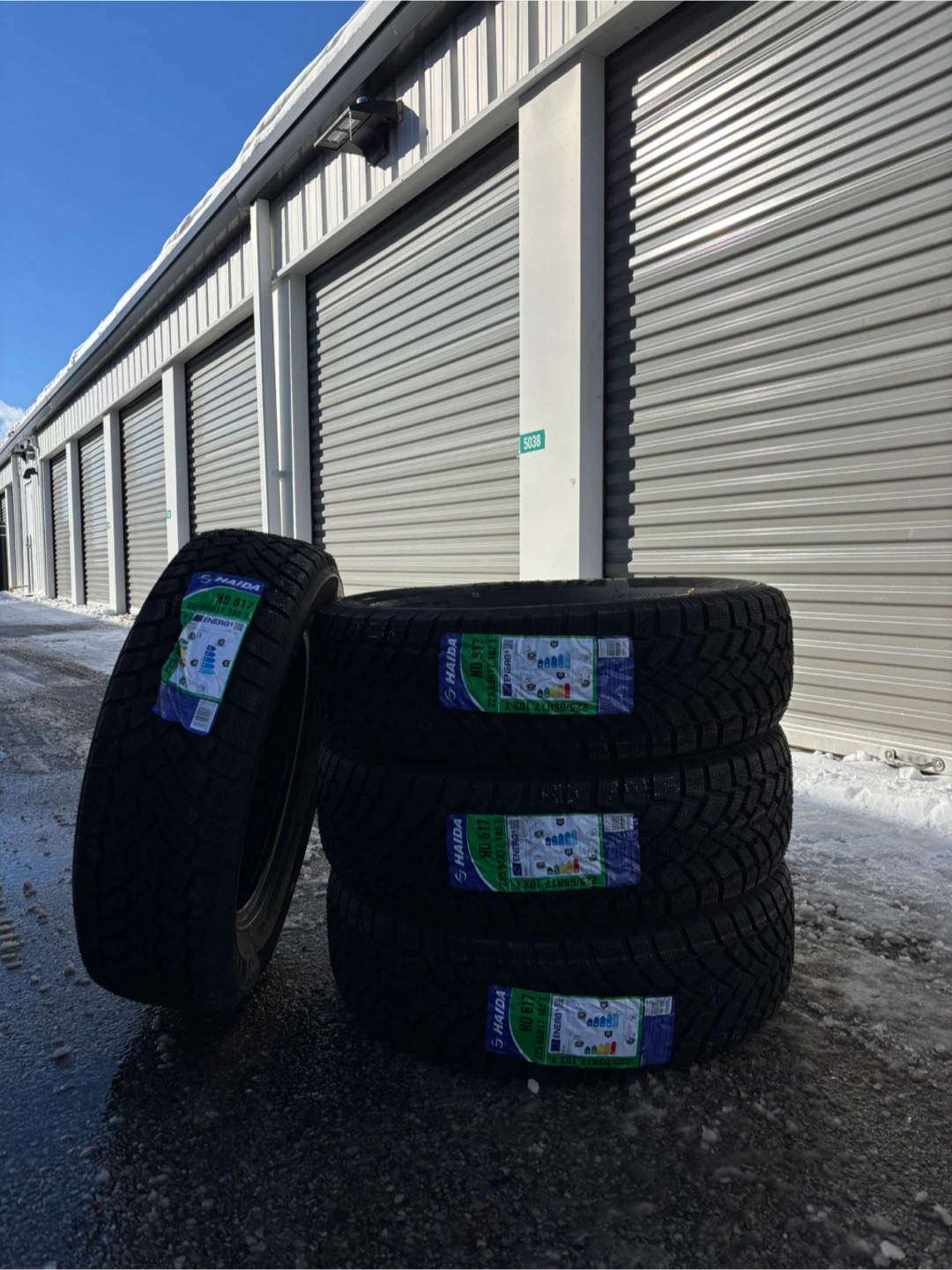 225/65R17 HAIDA winter tires - brand new set of 4 - photo 2