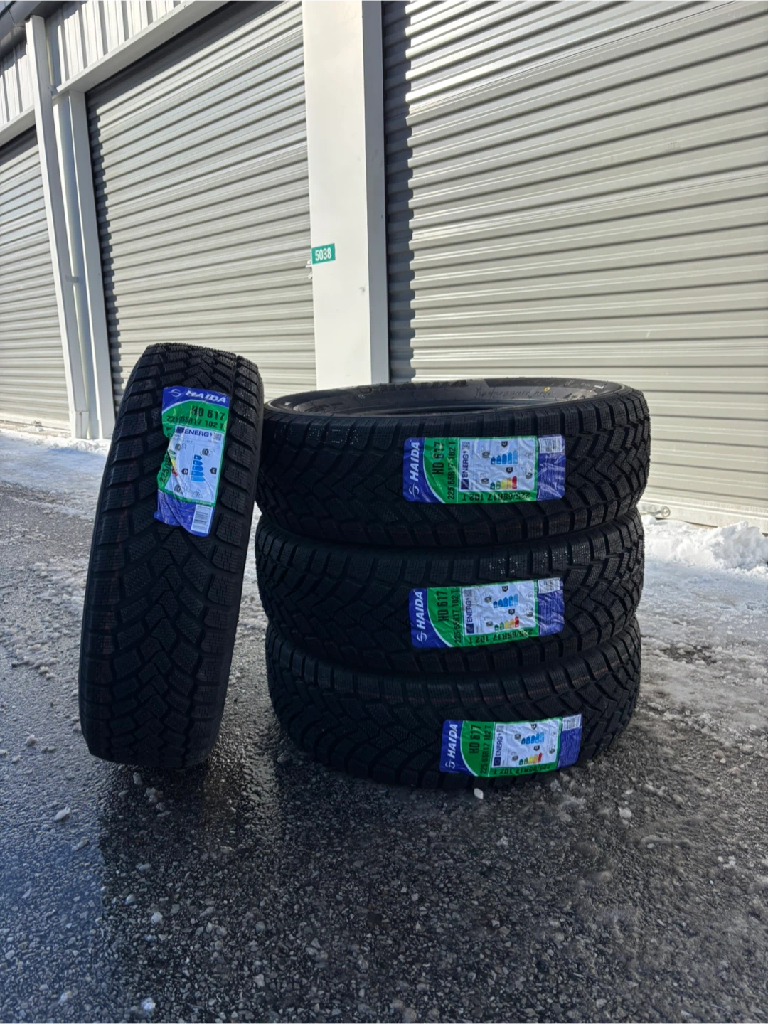 225/65R17 HAIDA winter tires - brand new set of 4