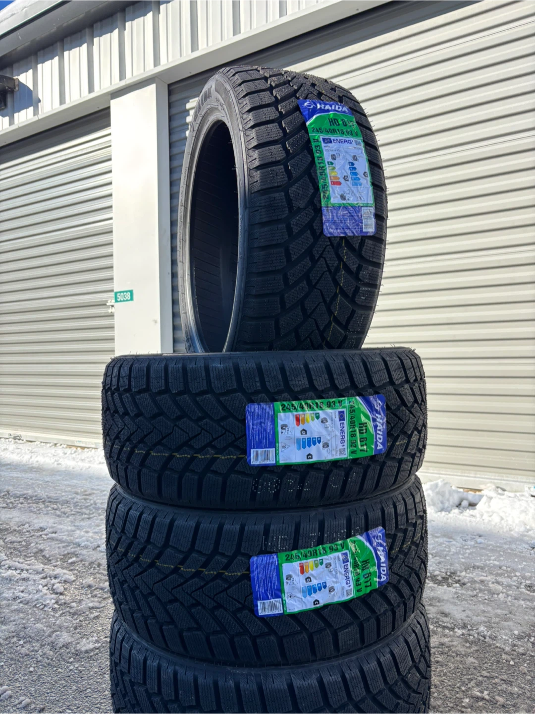 245/40R18 winter tires - brand new (set of 4) - photo 3