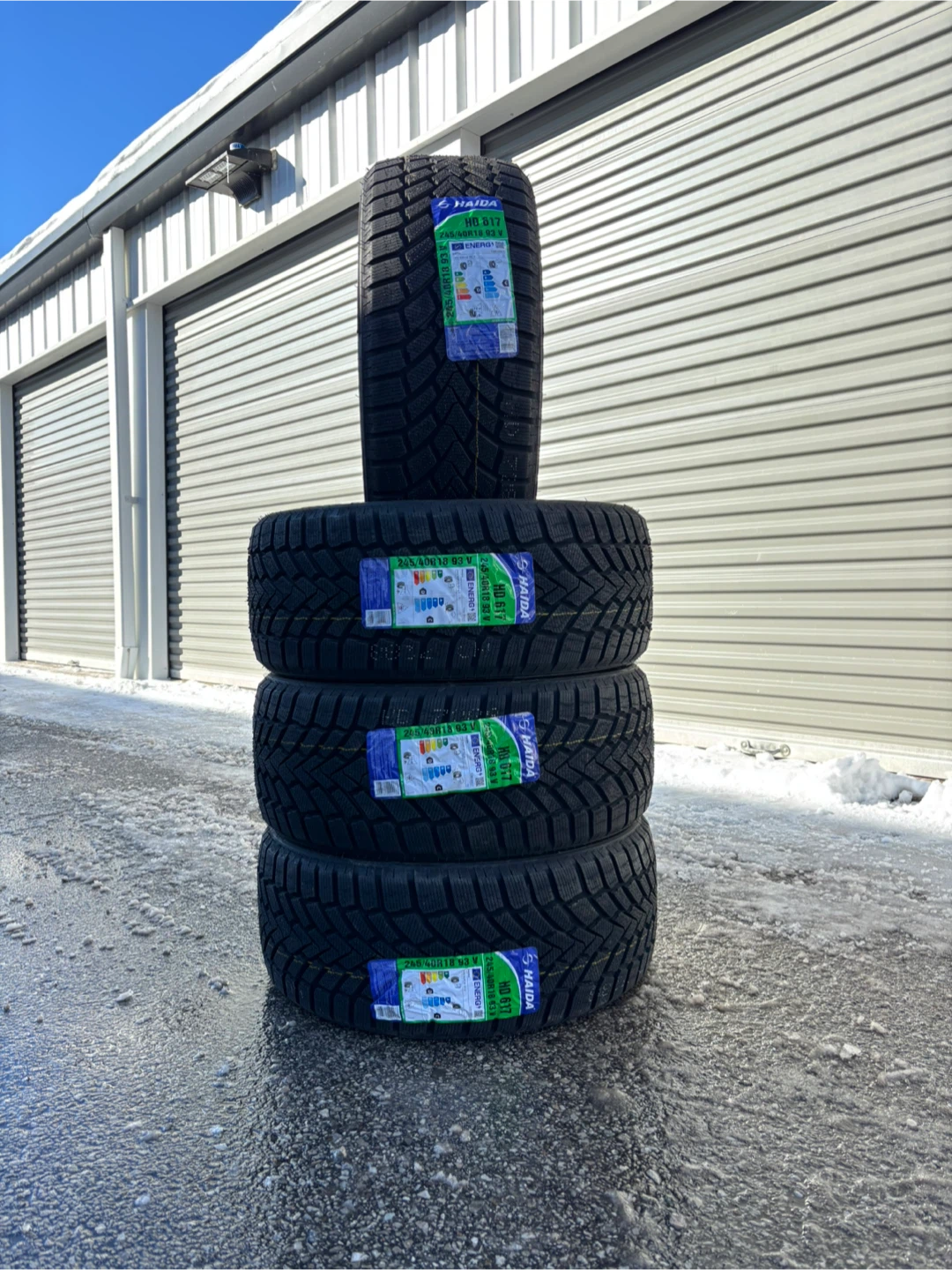 245/40R18 winter tires - brand new (set of 4) - photo 4