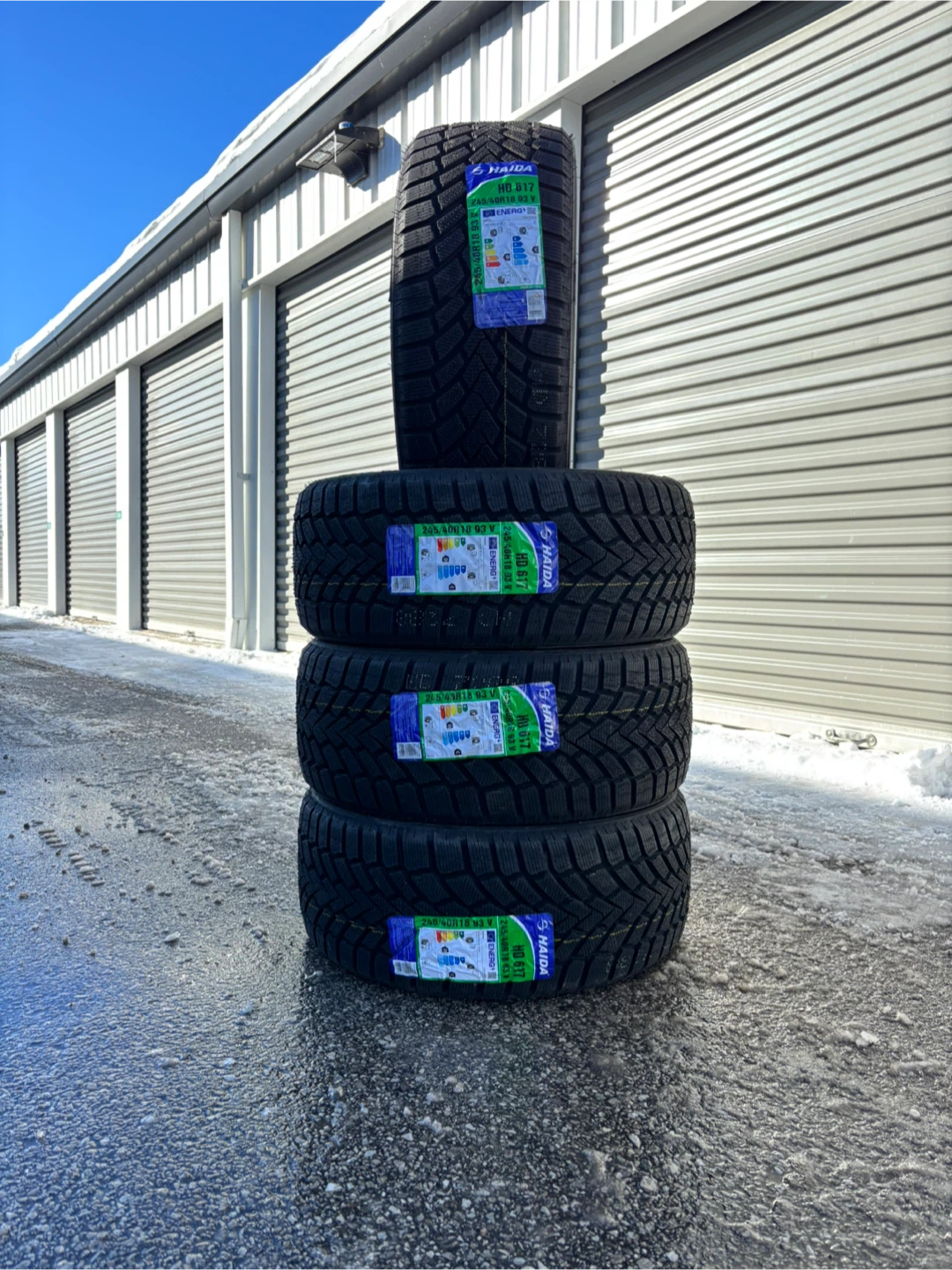 245/40R18 winter tires - brand new (set of 4)
