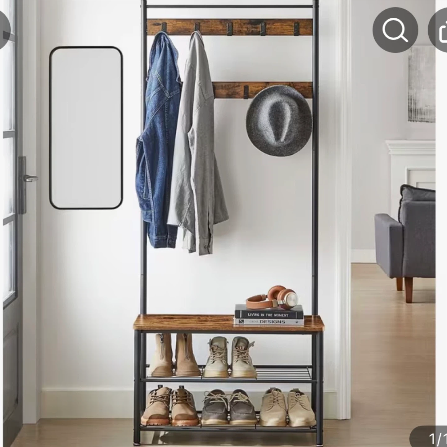 New Entryway Hall Tree with Shoe Storage
