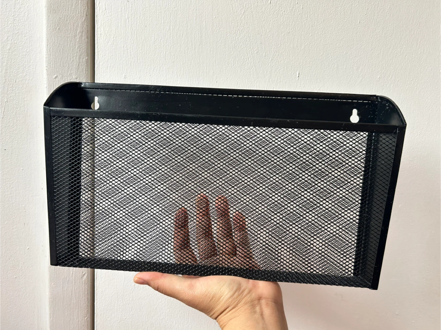 Single Wall Pocket Black Mesh