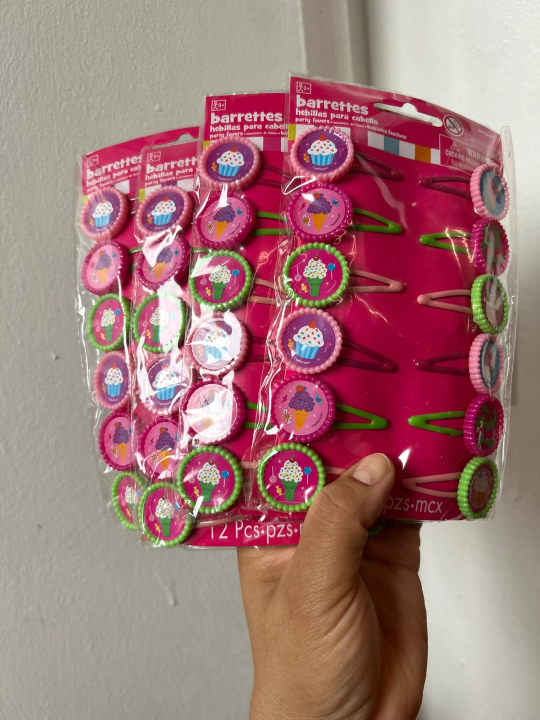 New barrettes 4 packs