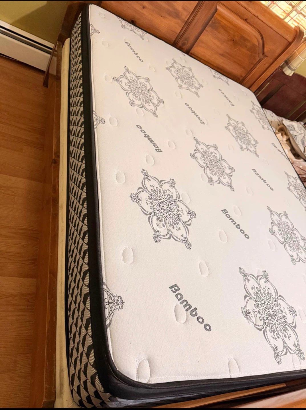 Queen Size Bed Frame & Bed box - photo 2