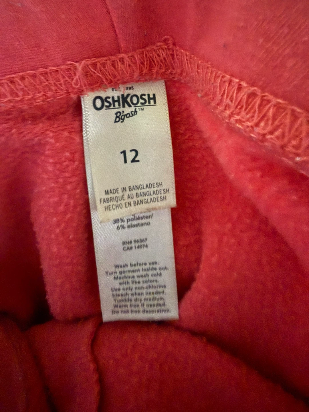OshKosh Leggings Girls size 12 - photo 3