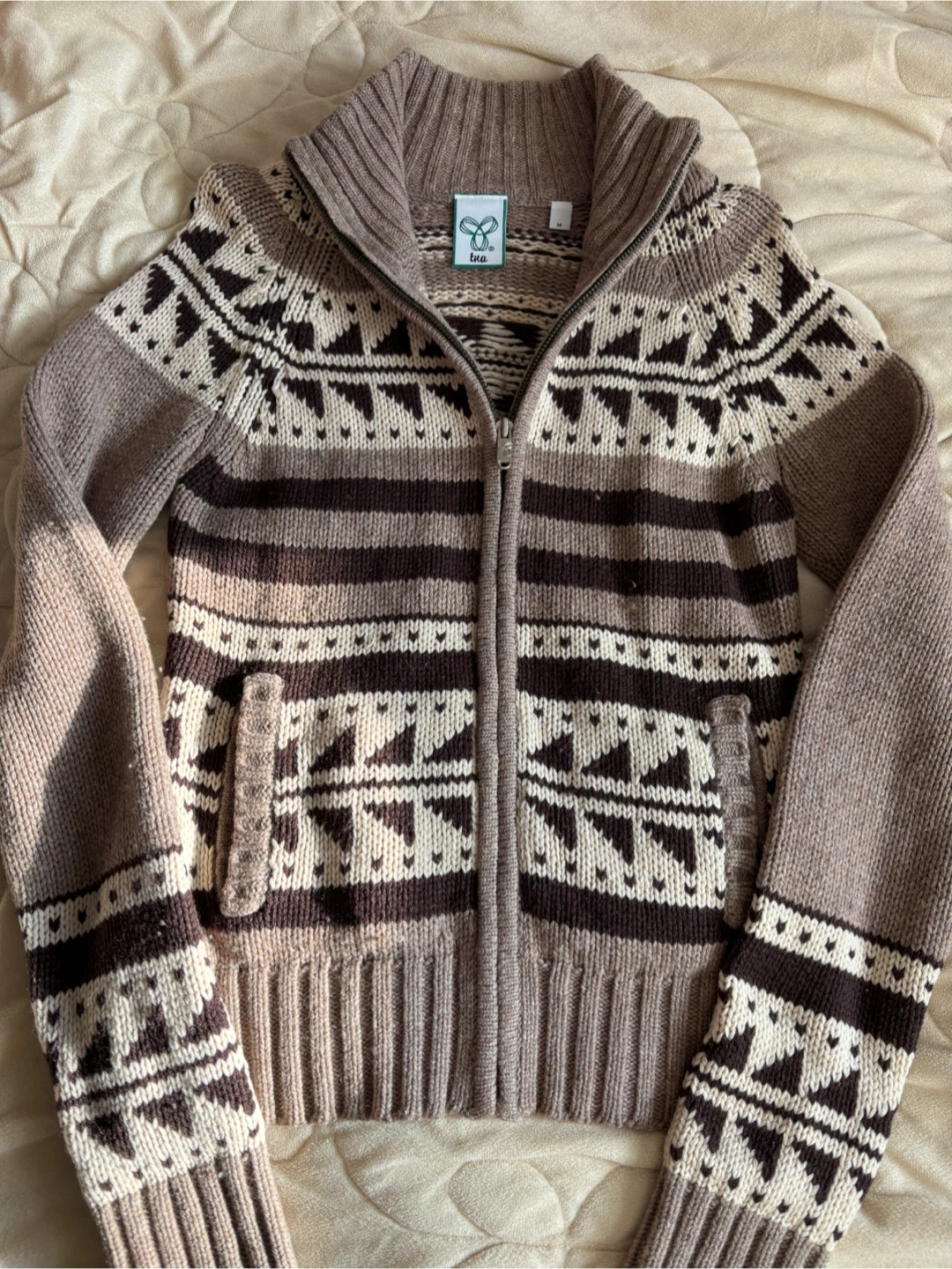 TNA Zip-Up Sweater