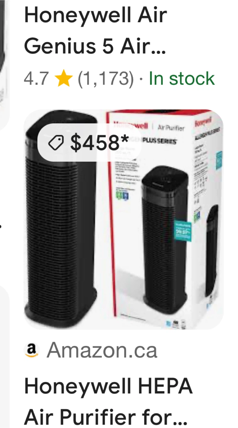 Honeywell Air Genius 3 Air Purifier - photo 3