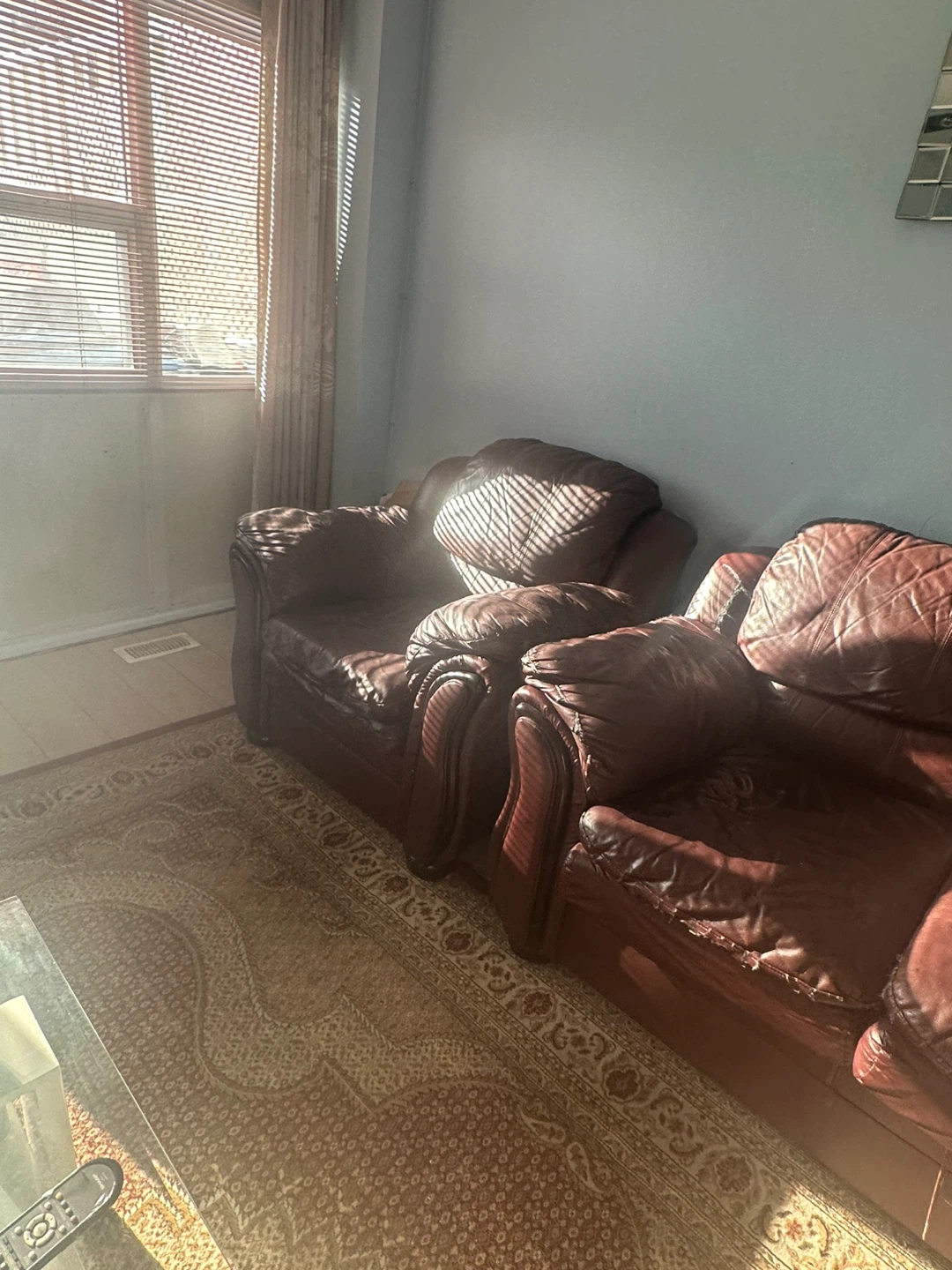 Leather Sofa Set - 3 Seater, Loveseat & Chairs - photo 3