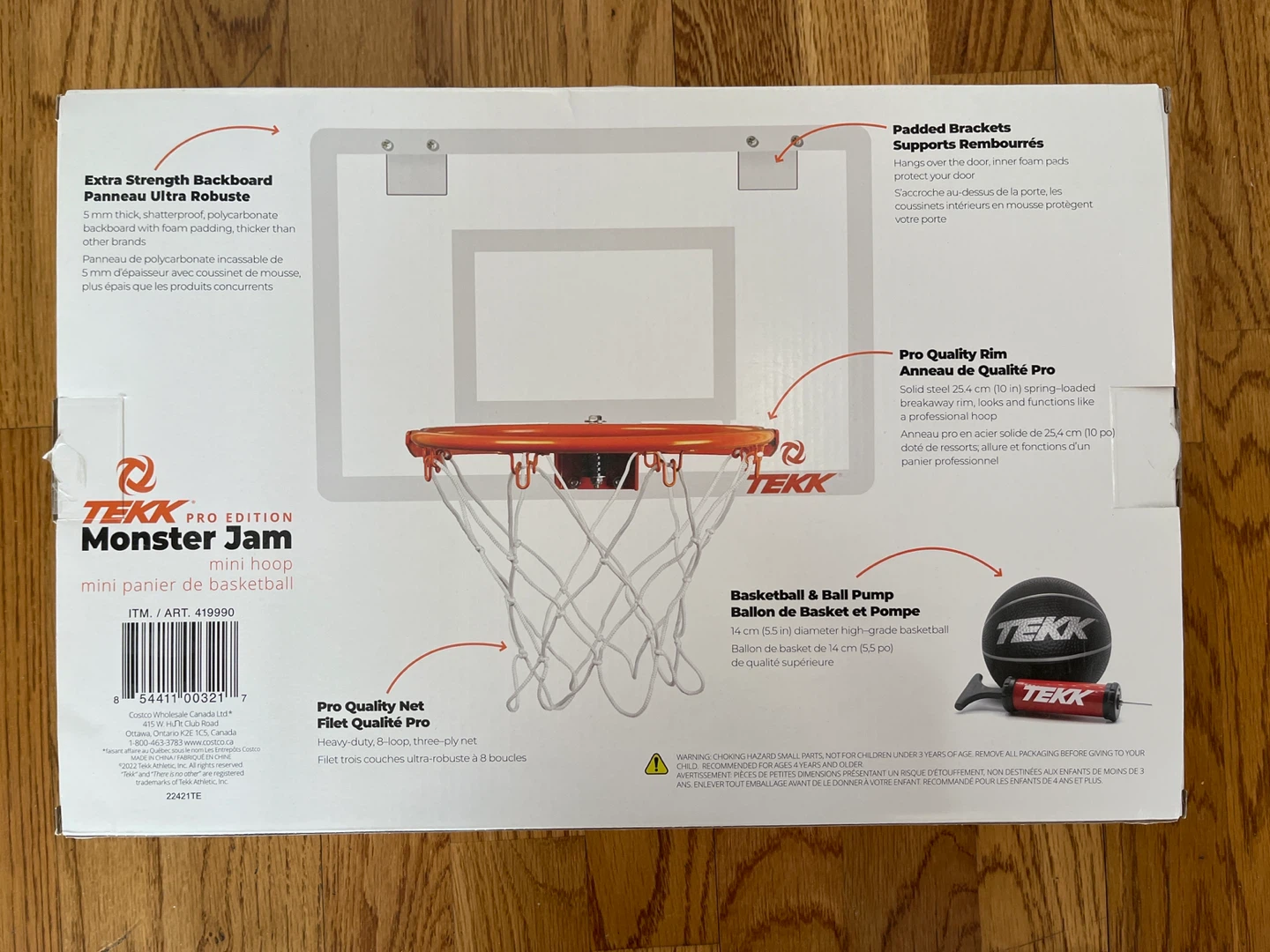 TEKK Pro Edition Monster Jam Mini Hoop - photo 2
