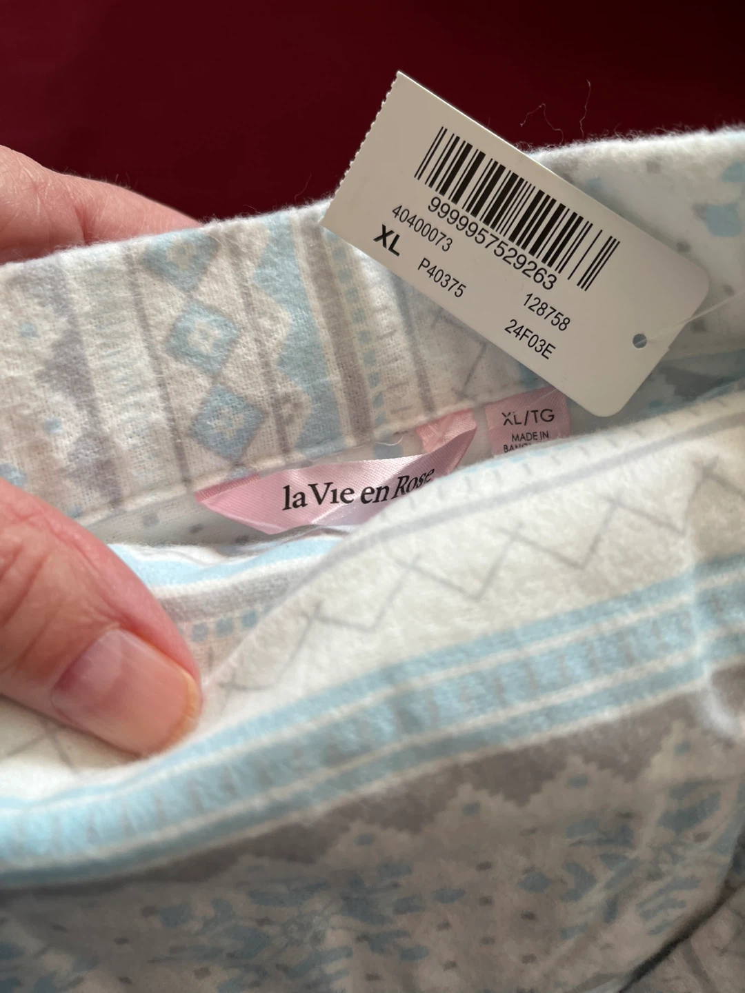 La Vie en Rose Pajama Set - XL - New - photo 3