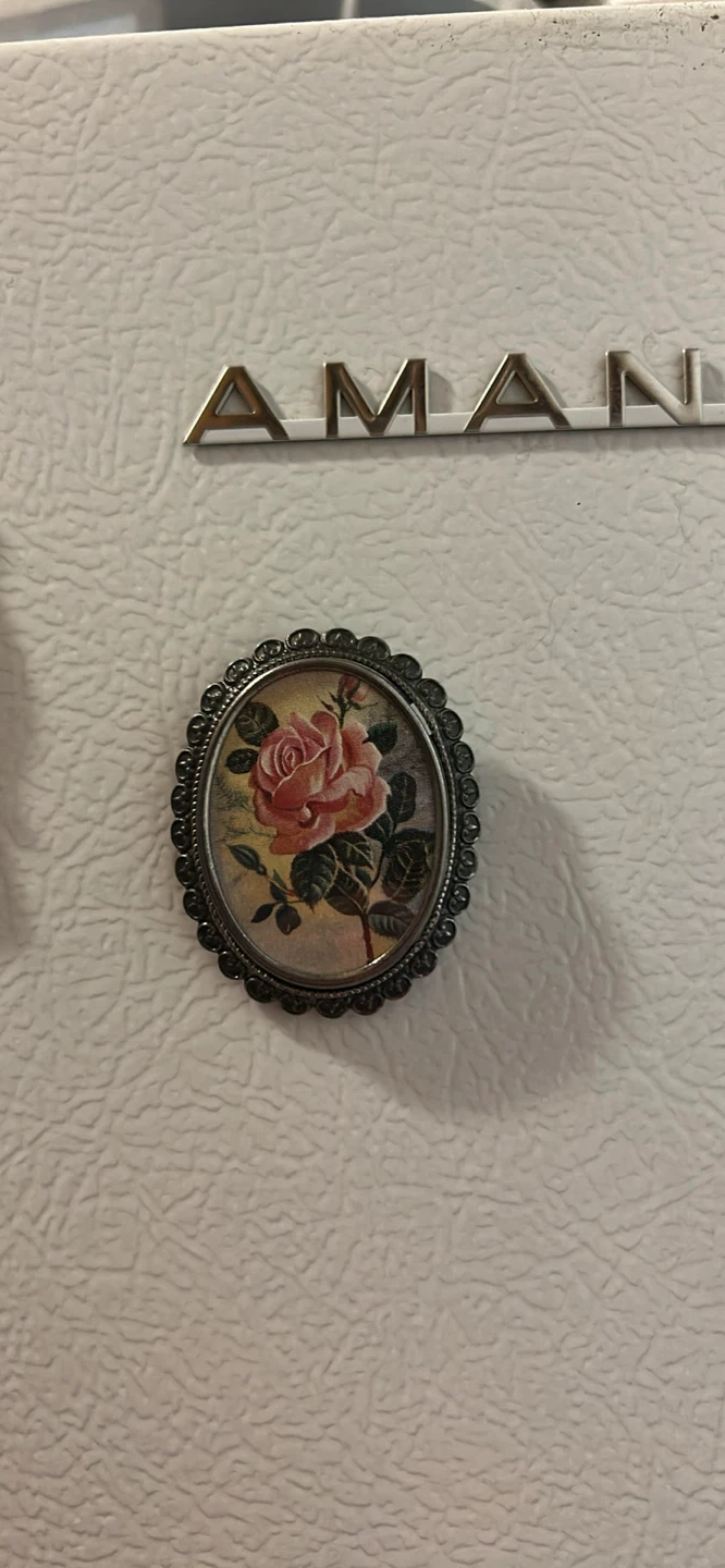 Vintage Rose Cameo Brooch - photo 5