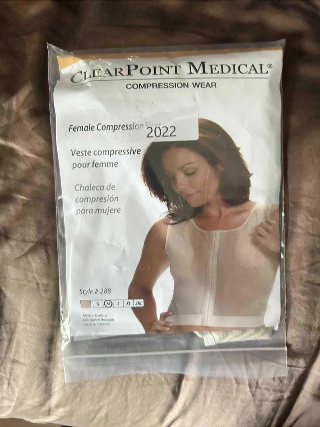 ClearPoint Medical Compression Vest - Size M Beige - photo 4