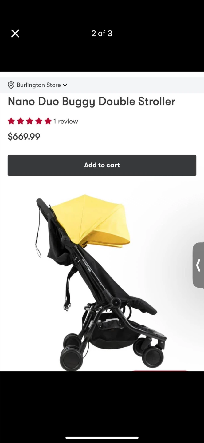 Nano Duo Buggy Double Stroller - photo 5