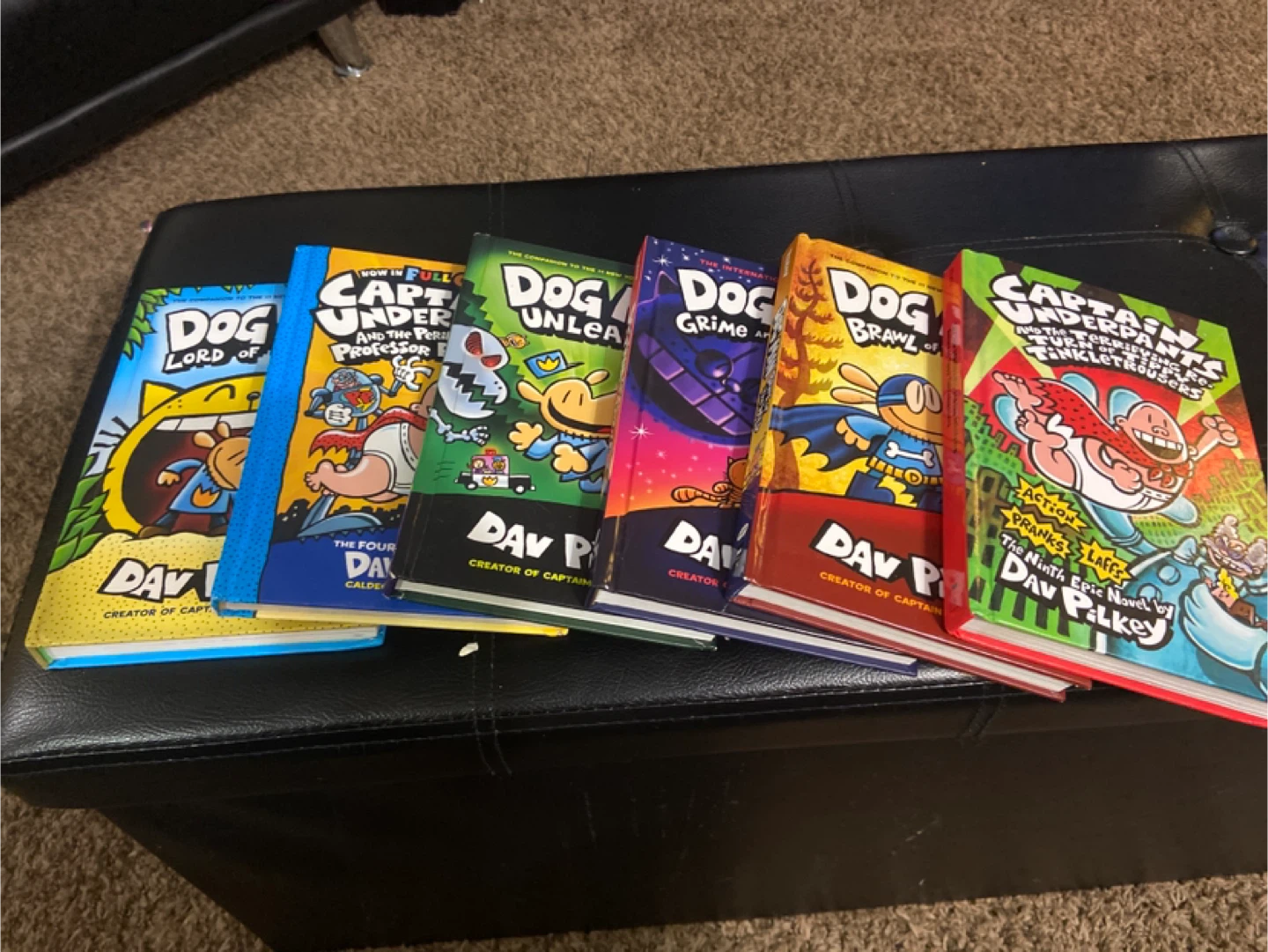 Dav Pilkey Dog Man & Captain Underpants Book Lot