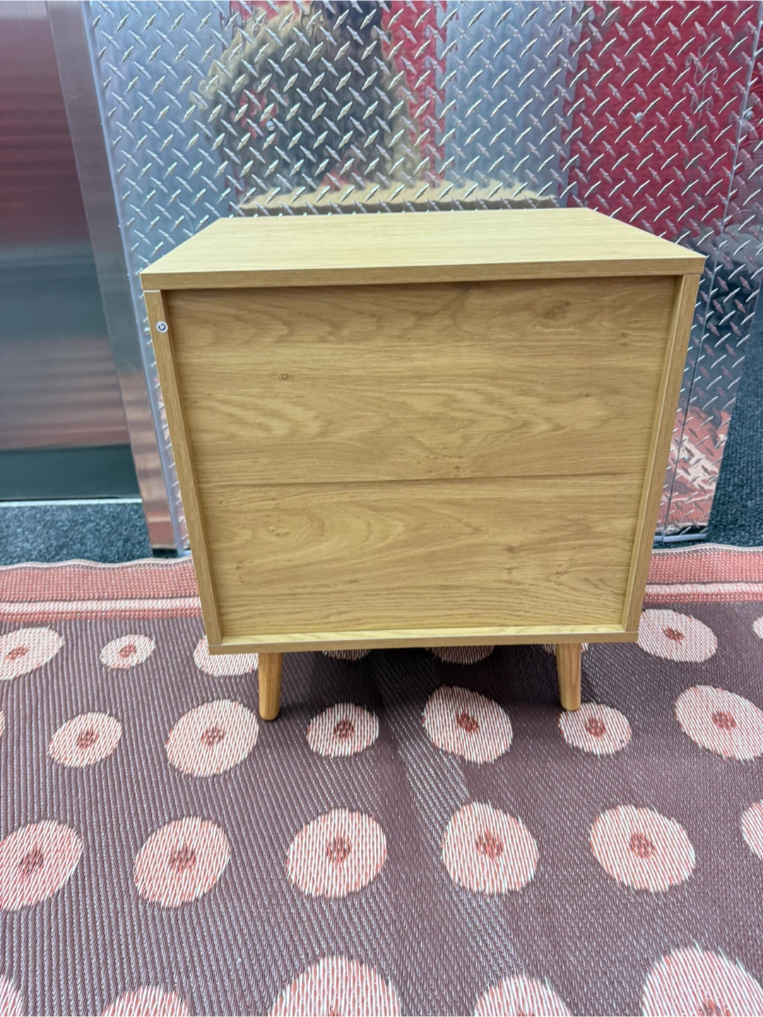Wooden Nightstand with Drawer - photo 5