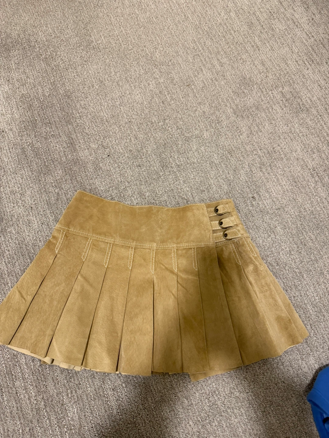 Annex Beige Mini Skirt - Size 6 - photo 2