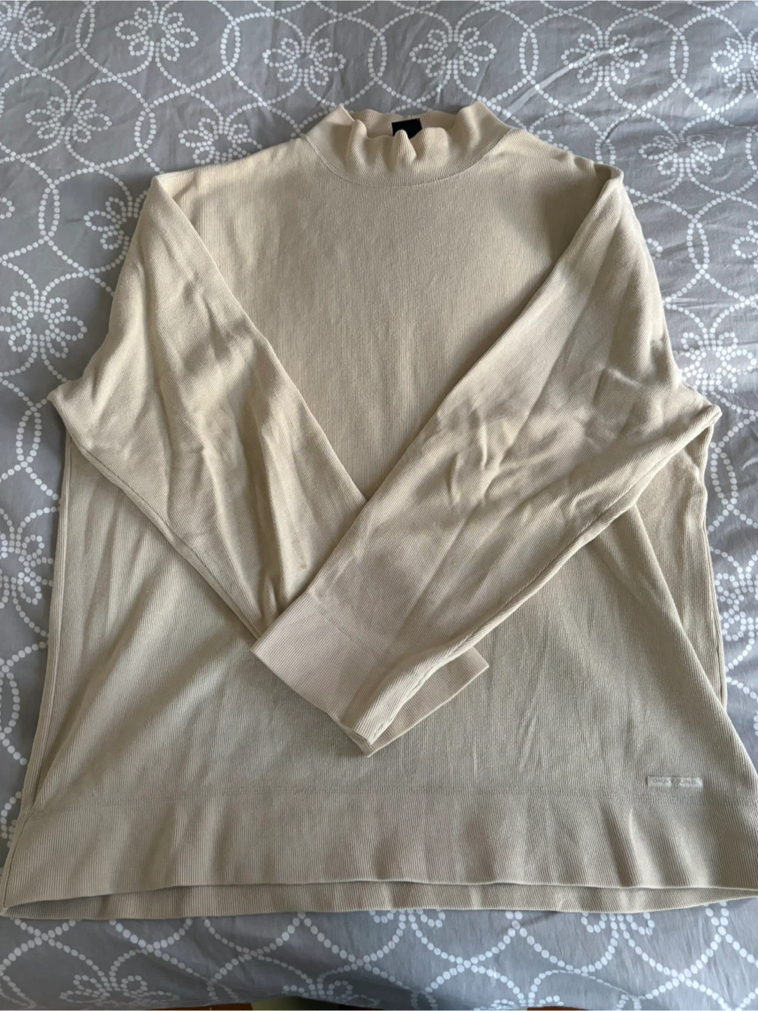 DKNY Jeans Beige Long Sleeve - Size L