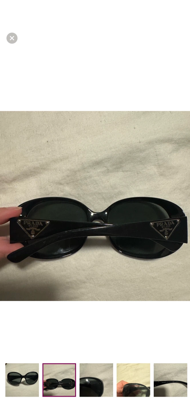 Prada SPR27L Black Polarized Sunglasses - photo 2