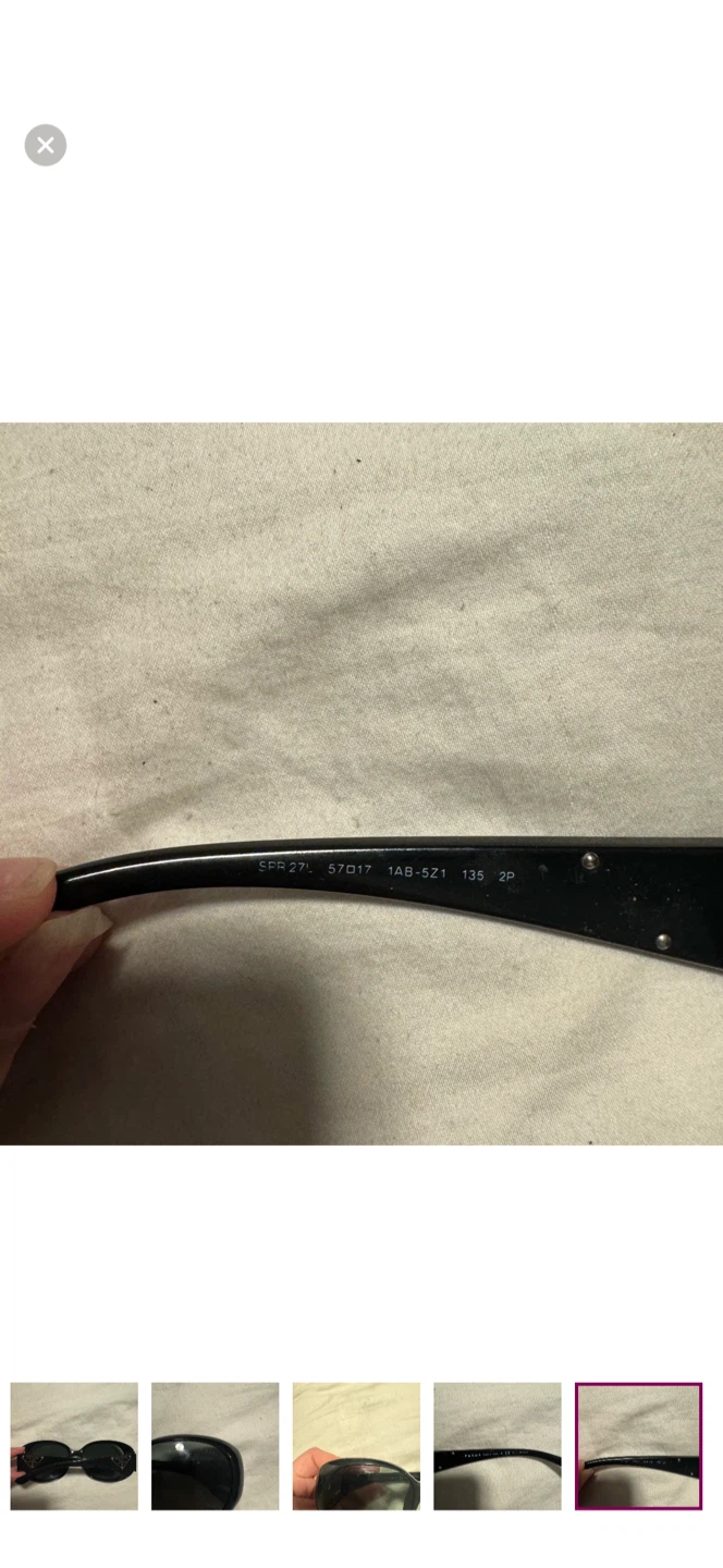 Prada SPR27L Black Polarized Sunglasses - photo 4