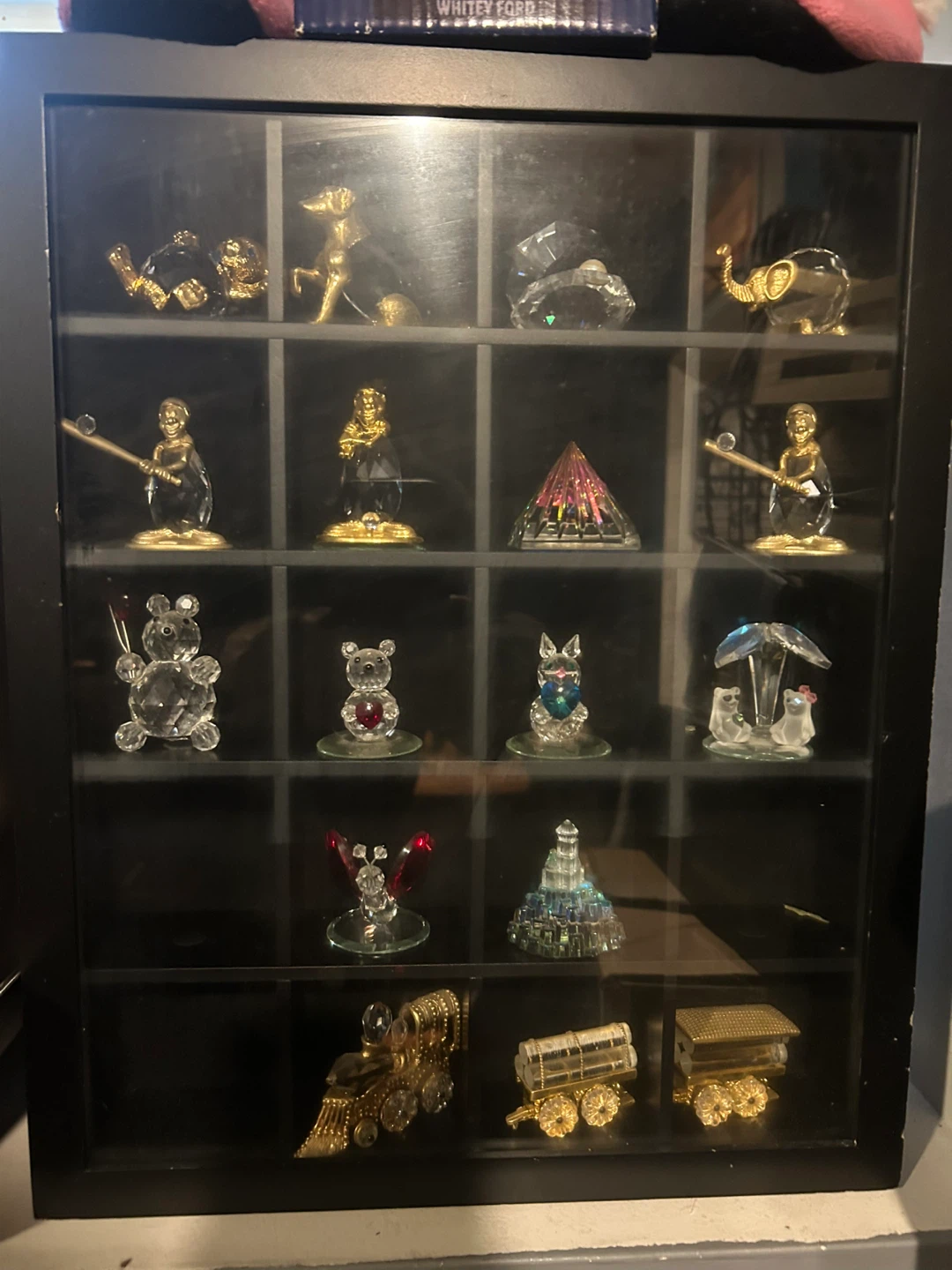 Crystal Figurines Display Case