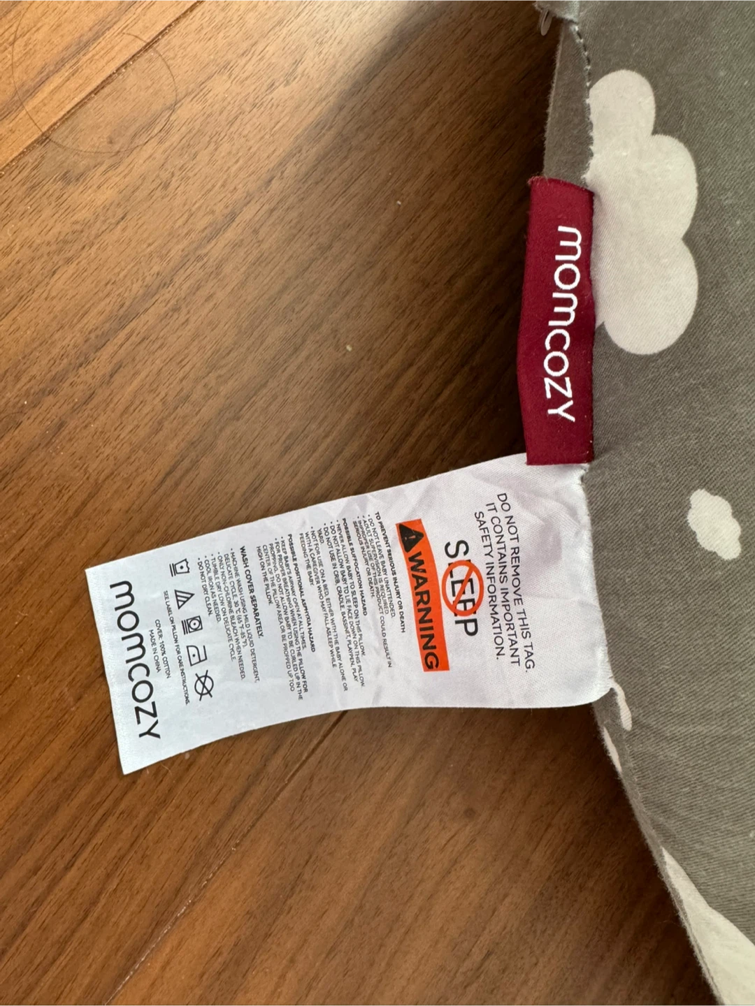 Momcozy Nursing Pillow - Grey with Clouds - photo 2