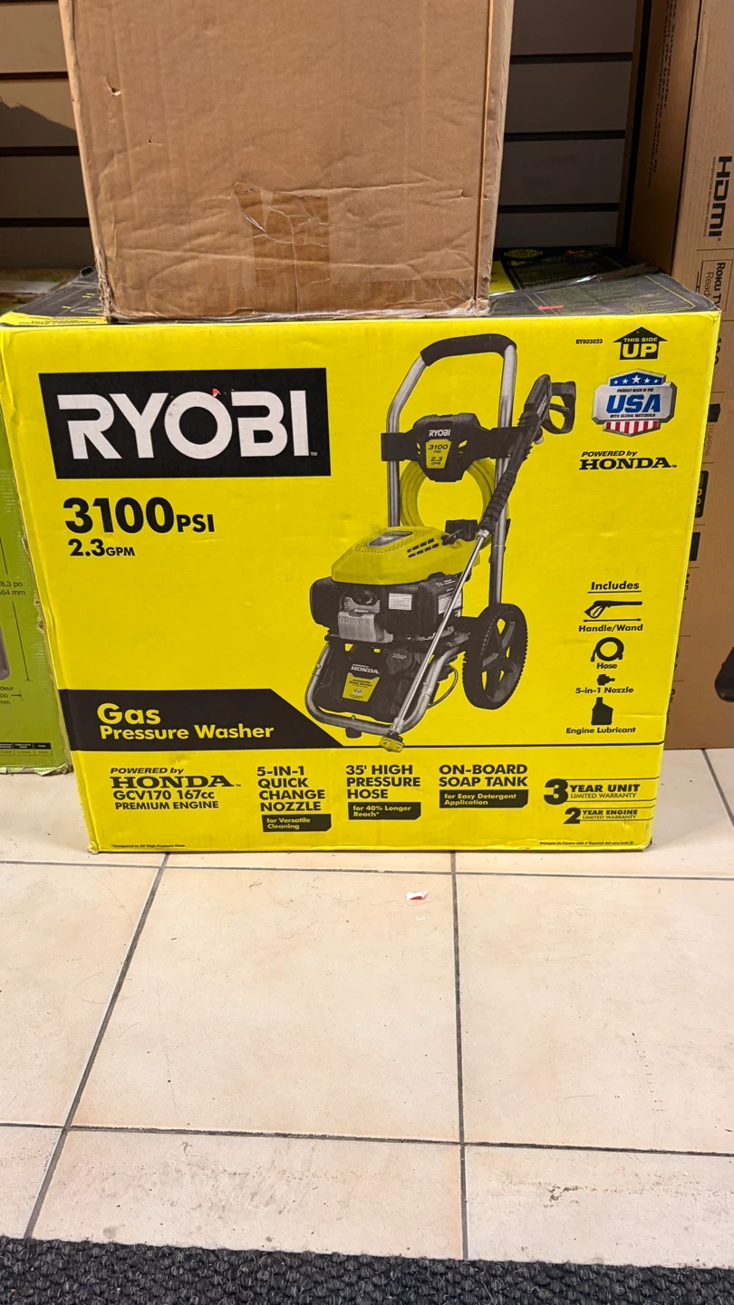 RYOBI 3100 PSI Gas Pressure Washer - photo 2