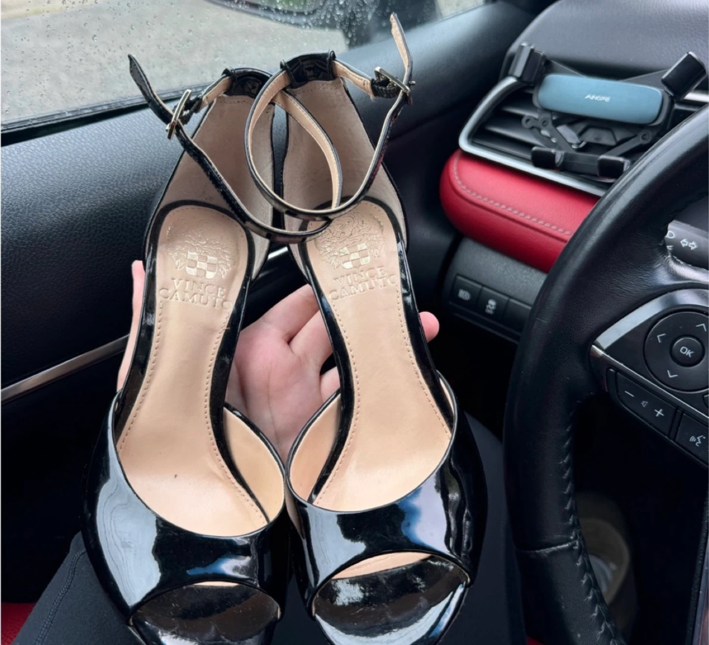 Vince Camuto Black Heels, Size 6.5