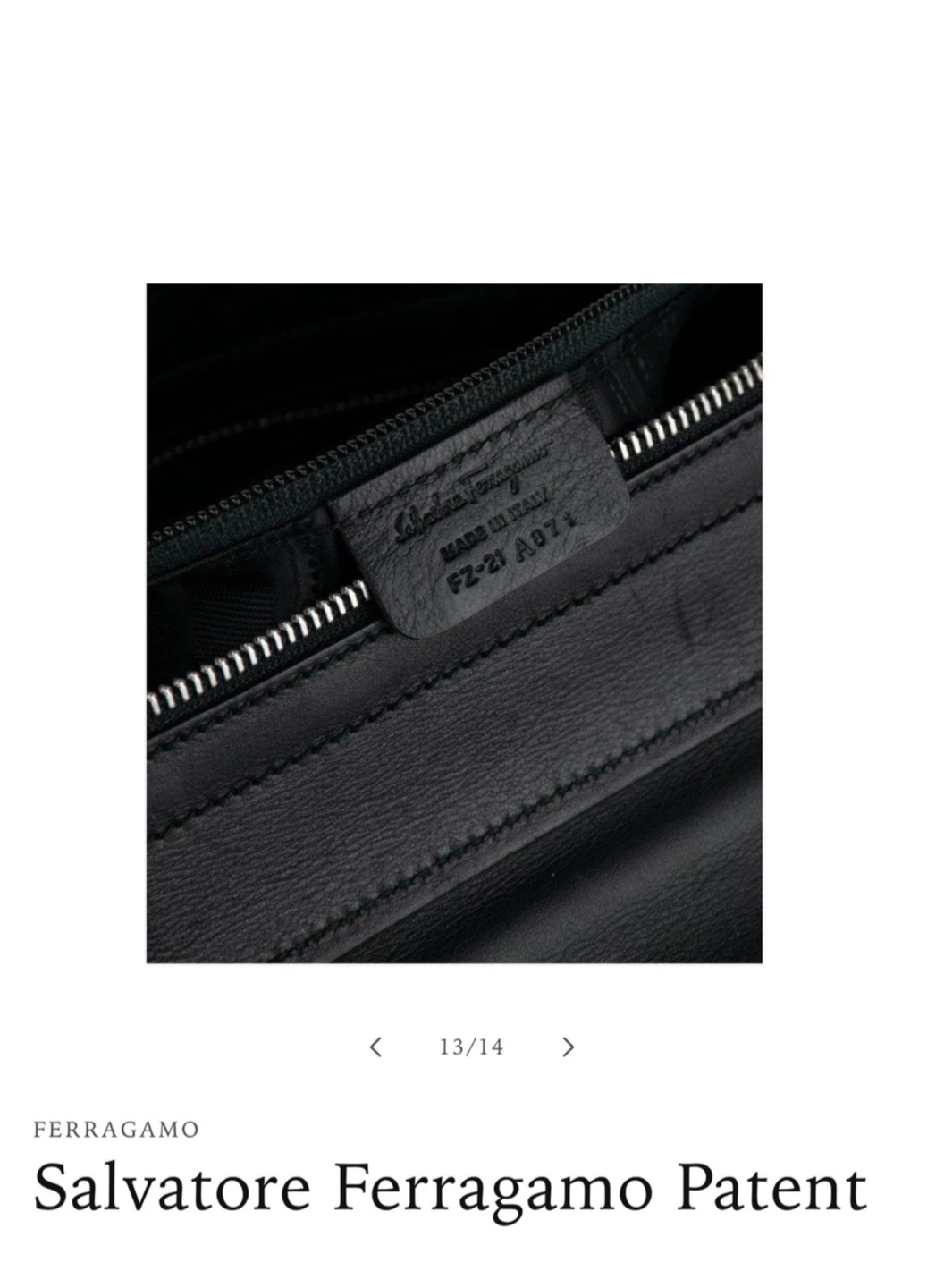 Salvatore Ferragamo Patent Leather Satchel - photo 3