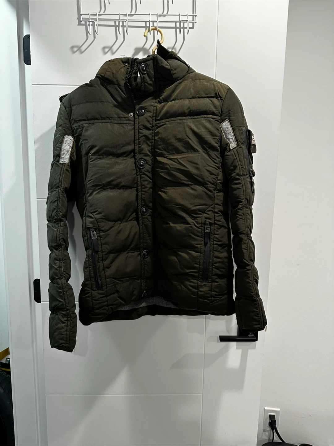 Parajumpers Olive Green Puffer Jacket
