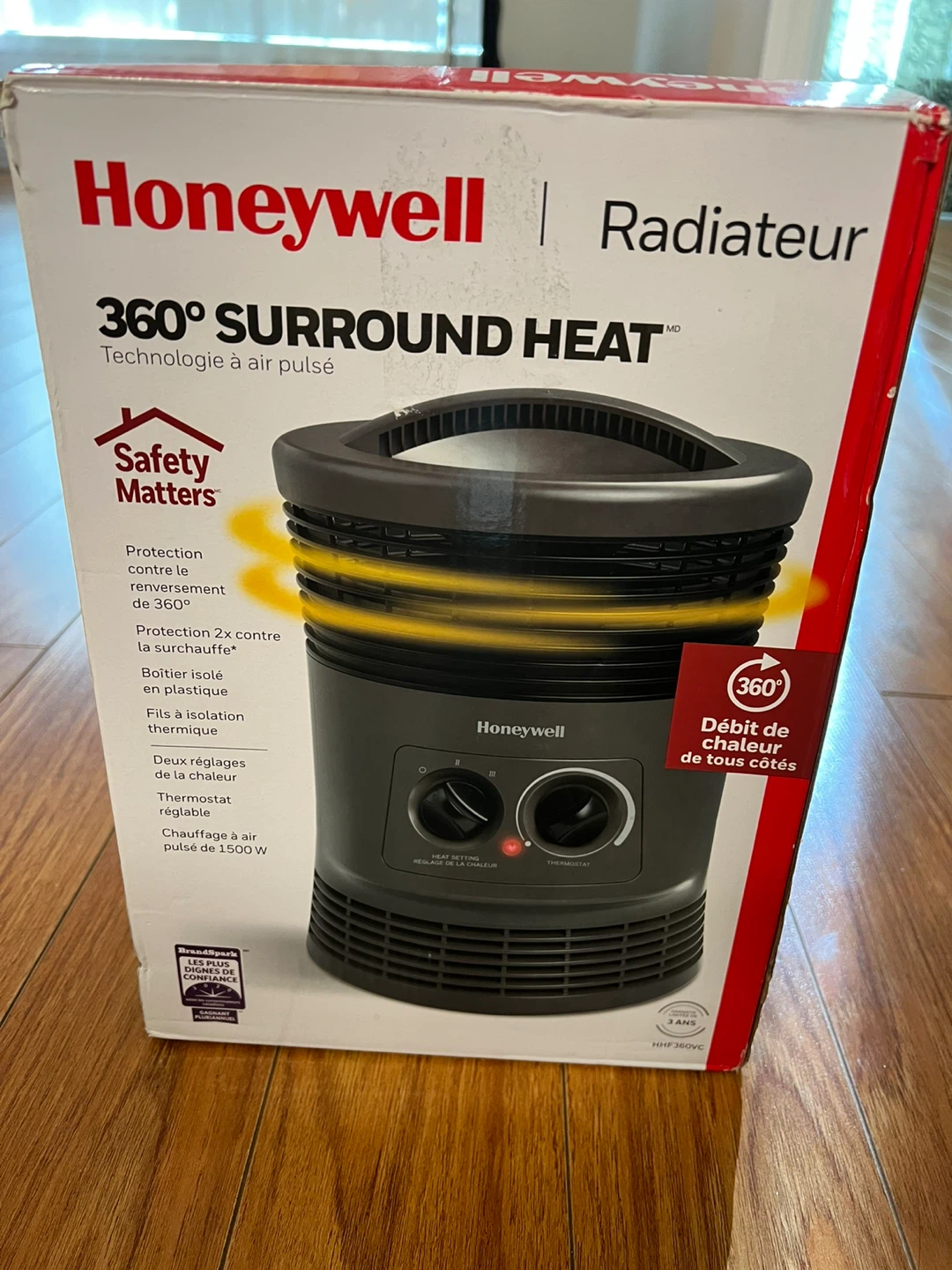 Honeywell 360° Surround Heater - Like New! - photo 3