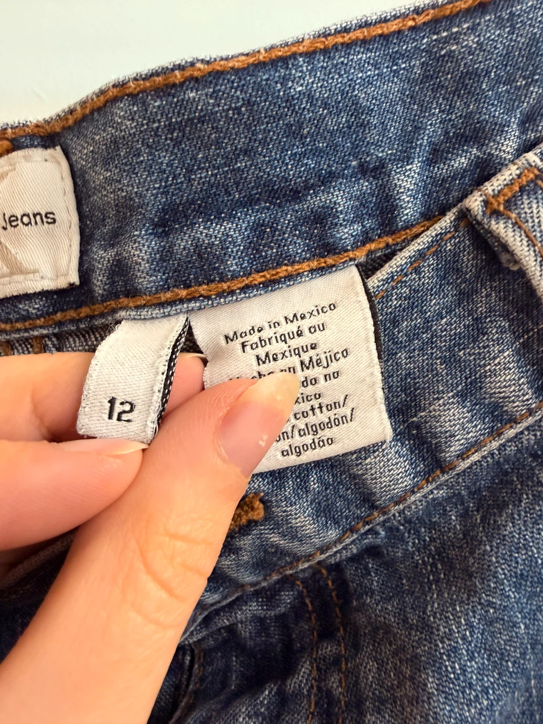 Calvin Klein Denim Shorts - Size 12 - photo 3