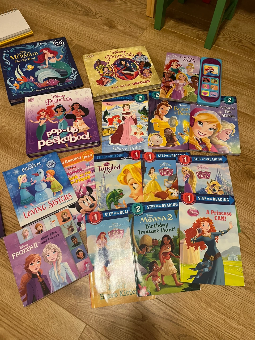 Disney Princess & Frozen Kids Books Bundle