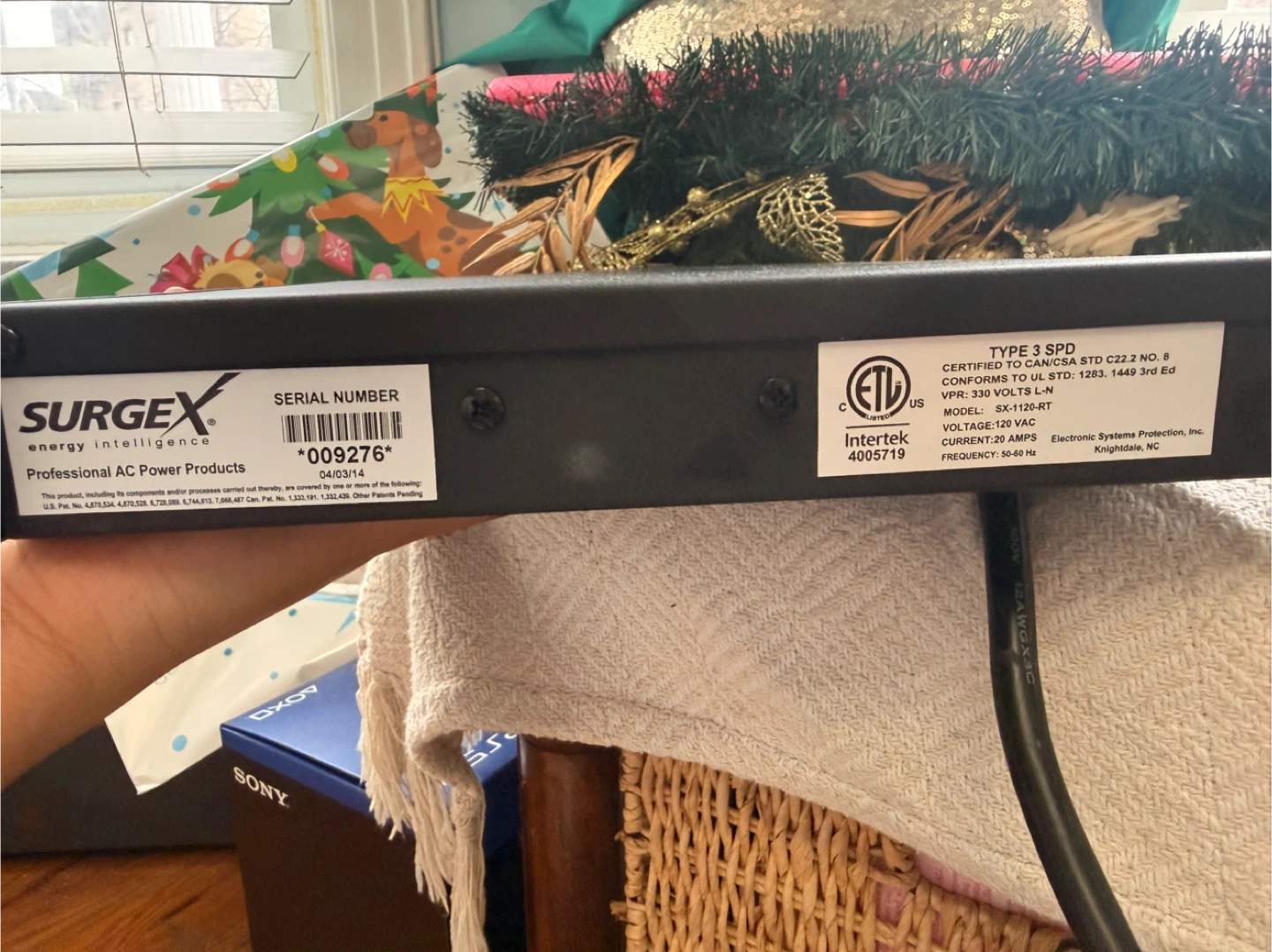 SurgeX SX-1120-RT Power Conditioner - photo 4