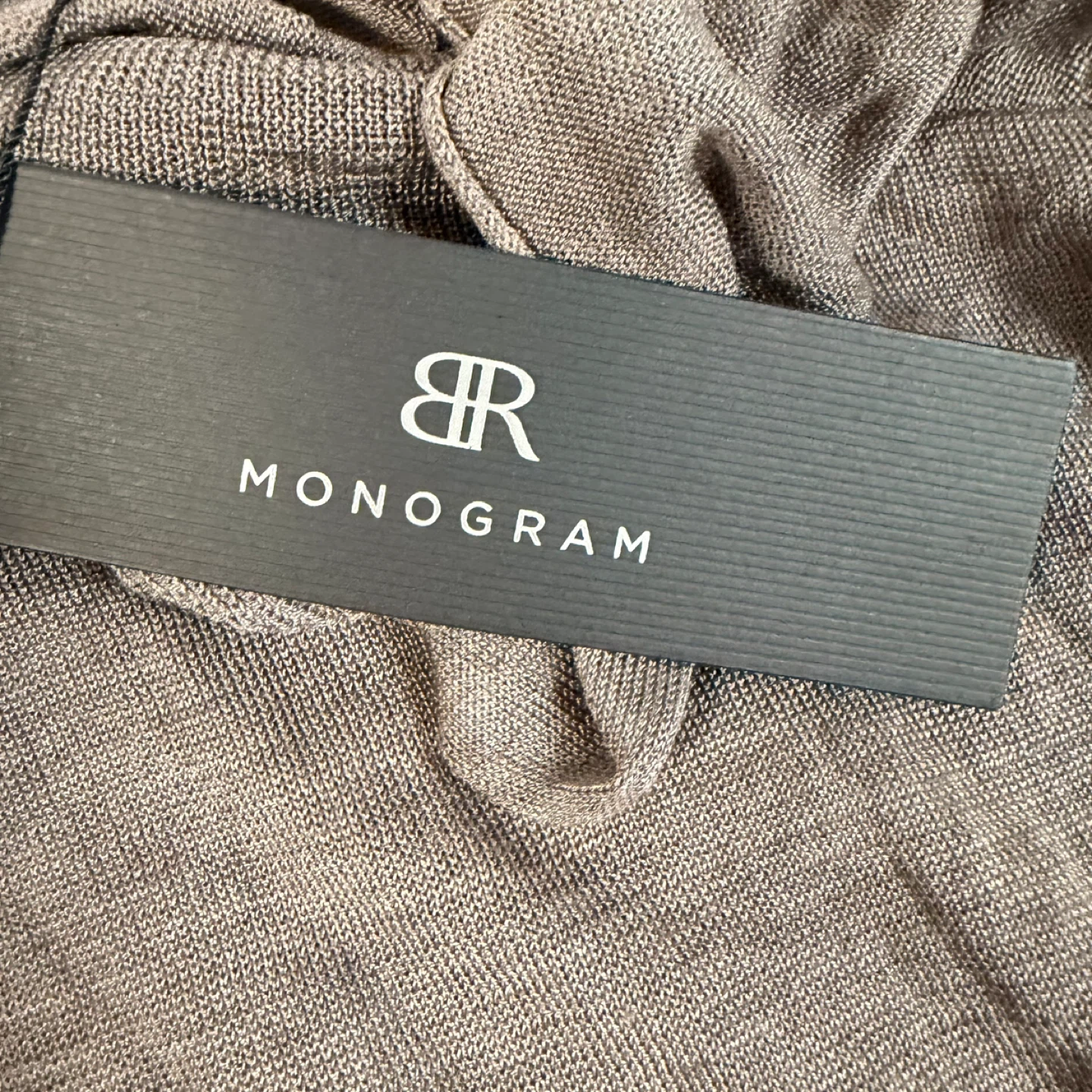 Monogram One Shoulder Ruffle Dress Silk Blend Size L New w/ Tag - photo 5