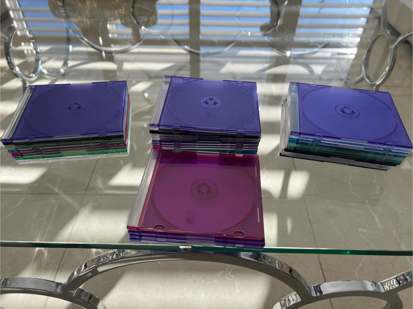 Multi-Colored CD Cases 33
