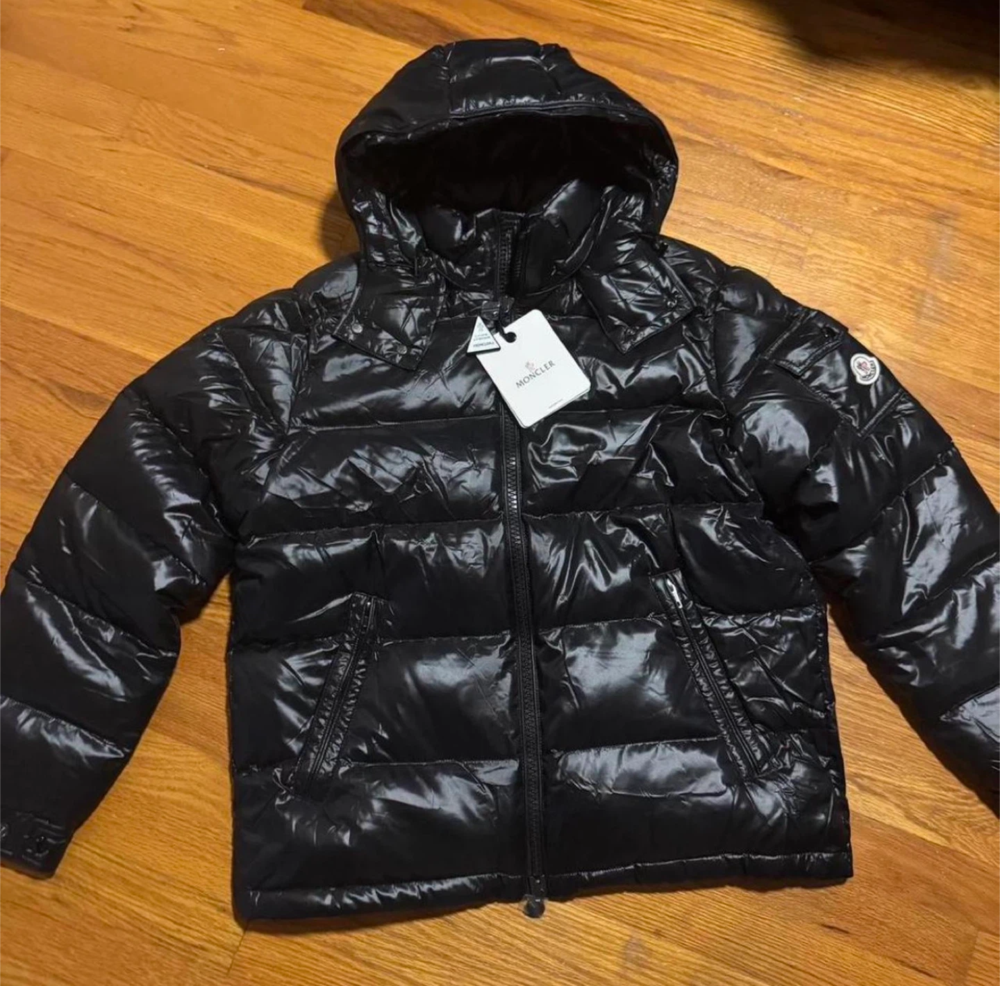 Moncler Black Puffer Jacket